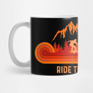 ride trails - onewheel electric skateboard float life Mug